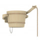 Seau de douche Sawo, pin, 18 L