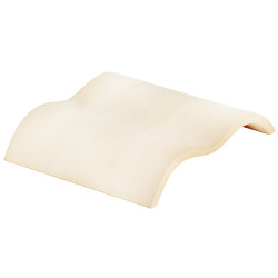 Appuie-tête en bois SAWO Wave 515-A, tremble  Appuie-tête en bois SAWO Wave 515-A, tremble