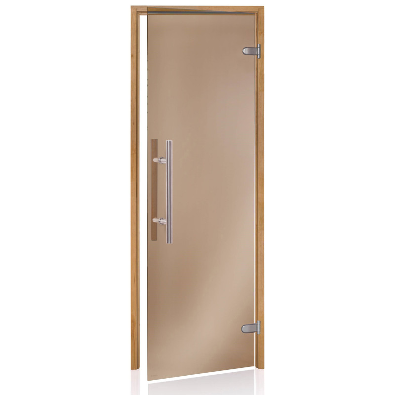 Portes de sauna en verre AD PREMIUM LIGHT, Thermo tremble