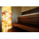Briques de sel himalayennes polies avec encoche 200x100x50mm