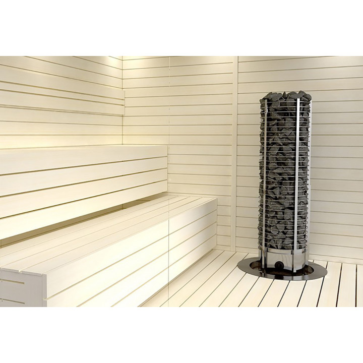 Bride d'encastrement - pour résistance ronde SAWOTEC Tower, TH9/ARI6/PNX6, acier inoxydable