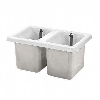 Bain de pieds SAUFLEX 800 x 500 x 390 mm
