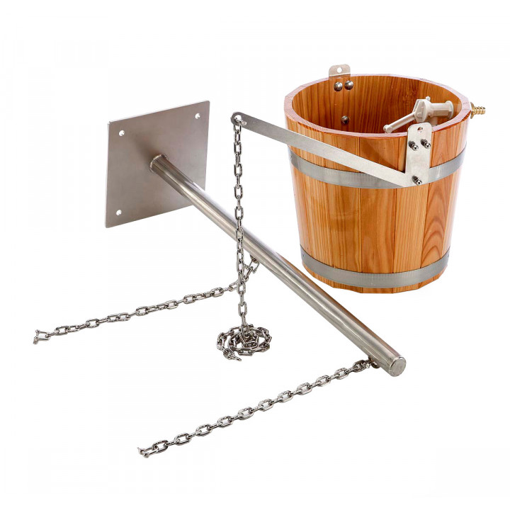 Seau de douche froide avec support - SAUFLEX