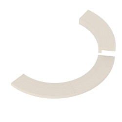 Bride d'encastrement - pour radiateur mural SAWOTEC Tower, en bois  Bride d'encastrement - pour radiateur mural SAWOTEC Tower, en bois