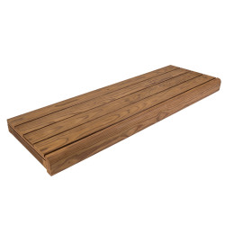 Banc de sauna, Pin traité thermiquement, 135x504x1800-2400mm  Banc de sauna, Pin traité thermiquement, 135x504x1800-2400mm