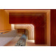 Module d'angle pour bancs de sauna modulaires, pin