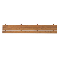 Élément inférieur du banc de sauna, Pin traité thermiquement  Élément inférieur du banc de sauna, Pin traité thermiquement