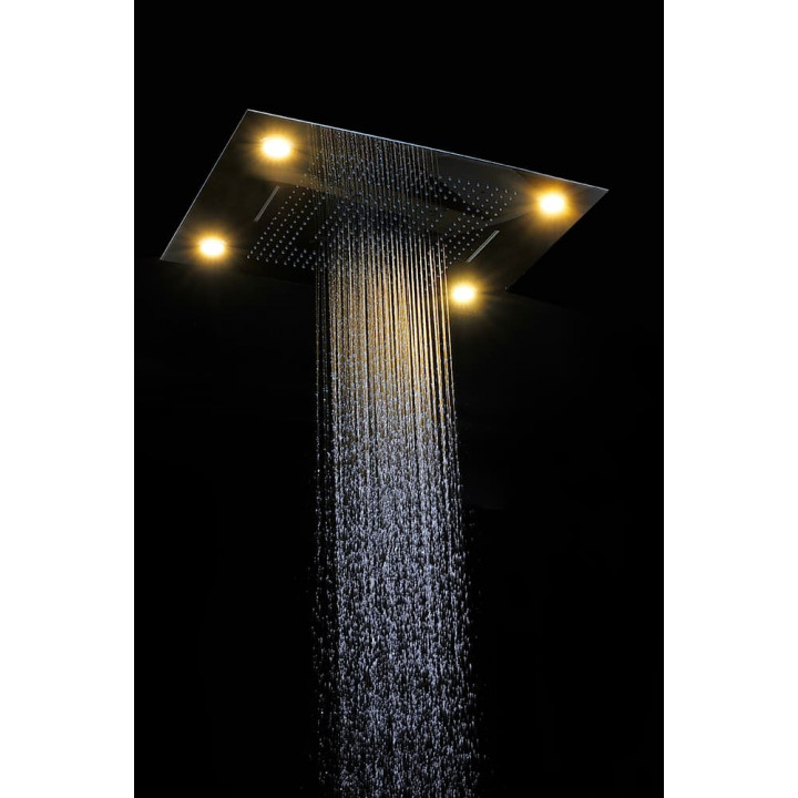 Douche de pluie Steamtec Tolo, 600 x 800 mm