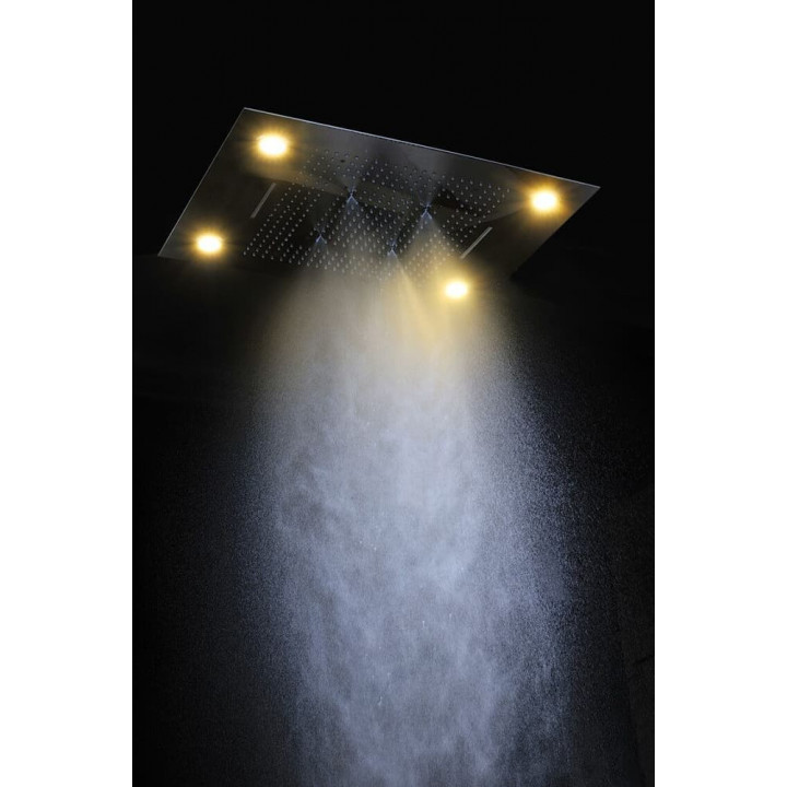 Douche de pluie Steamtec Tolo, 600 x 800 mm