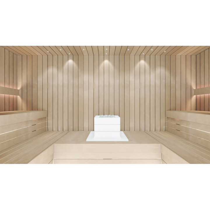 Revêtement de sauna en tremble, 15 x 90, 6 pièces, classe A