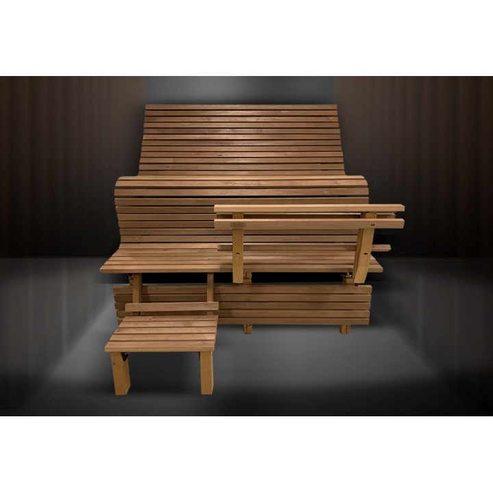 Banc de sauna modulable ERGONOMIC, Thermo tremble