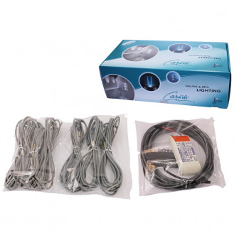 Kit d'éclairage LED CARIITTI pour sauna à vapeur