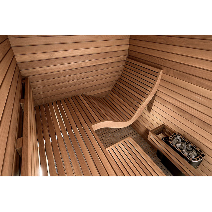Cabine de sauna Auroom, 163x163x205cm