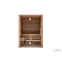 Cabine de sauna Auroom 150x150x205cm, avec vitre - 1