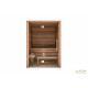 Cabine de sauna Auroom 150x150x205cm, avec vitre