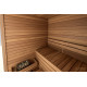 Cabine de sauna Auroom 150x150x205cm, avec vitre