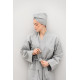Peignoir, L / XL, Gris clair