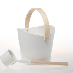 Ensemble seau et louche en aluminium SAUFLEX 