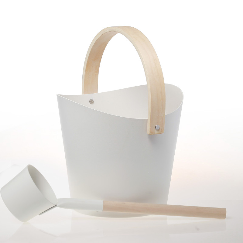 Ensemble seau et louche en aluminium SAUFLEX