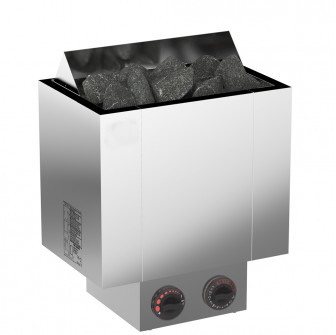 Poêle de sauna électrique – SAWOTEC Nordex Plus, avec unité de contrôle