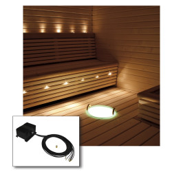 Kit d'éclairage pour sauna CARIITTI VPL25 - E518 