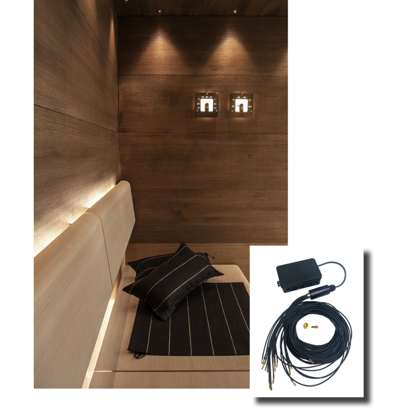 Kit d'éclairage pour sauna CARIITTI VPL10 - E161