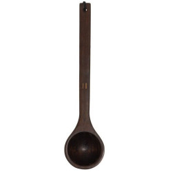 Louche de sauna Rento en bambou foncé, 43 cm 