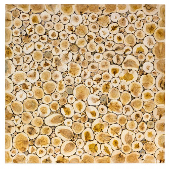 Panneau mince en bois de genévrier, 500 × 500 mm