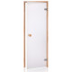 Portes de sauna en verre AD STANDART, verre mat, 80 x 200, aulne, transparent mat