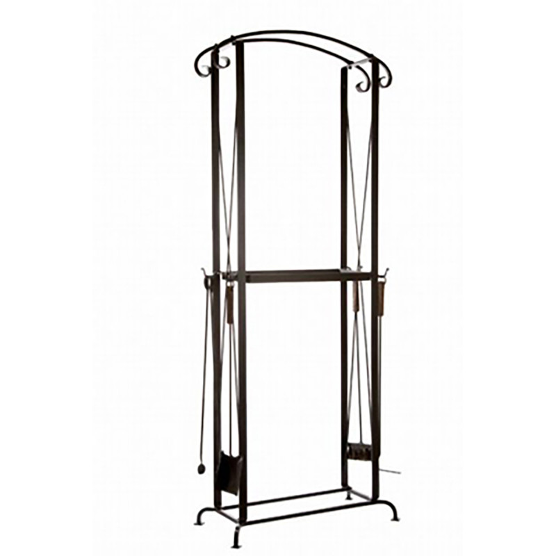 Support à bois de chauffage avec outils