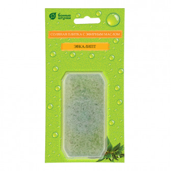 Dalle de sel pour sauna aux huiles essentielles - Eucalyptus