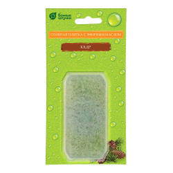 Dalle de sel pour sauna aux huiles essentielles - Cèdre  Dalle de sel pour sauna aux huiles essentielles - Cèdre