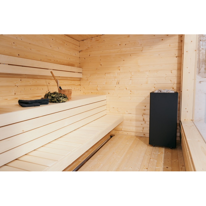 Poêle de sauna électrique - HUUM CORE, noir