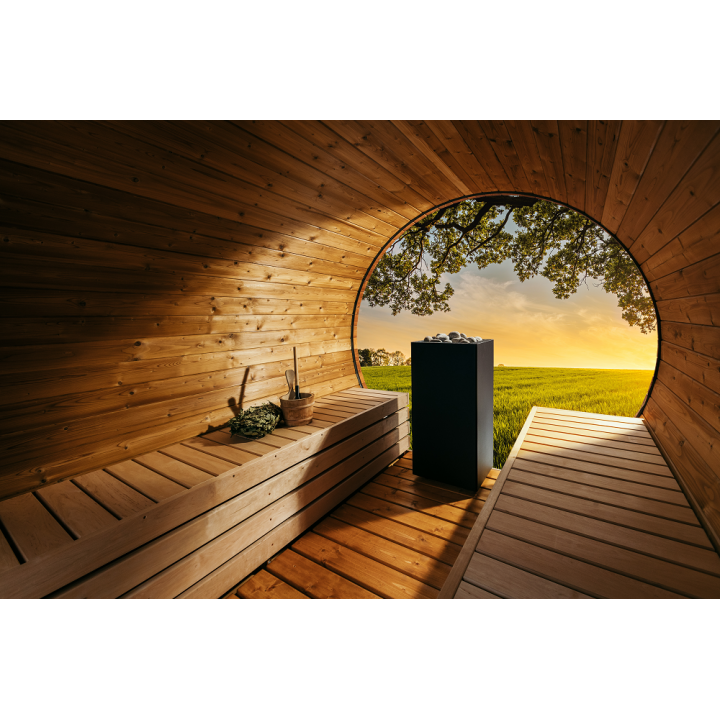 Poêle de sauna électrique - HUUM CORE, noir