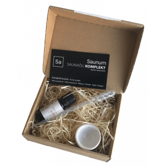 Coffret SAUNUM avec huile essentielle