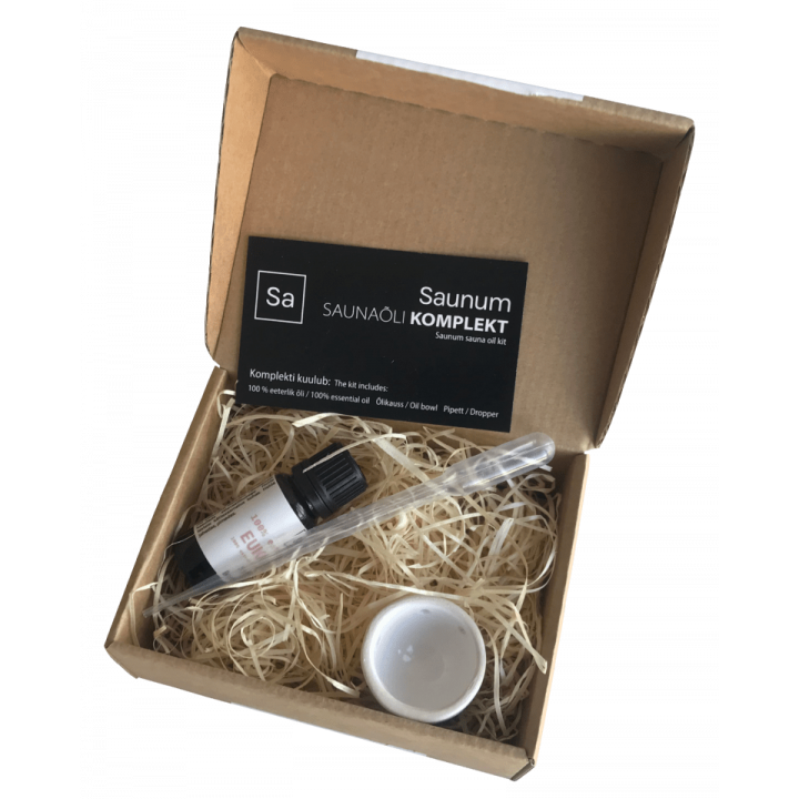 Coffret SAUNUM avec huile essentielle