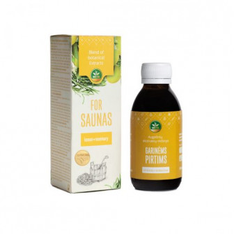 Mélange d'extraits de plantes pour saunas aux huiles essentielles de citron et de romarin, 150 ml