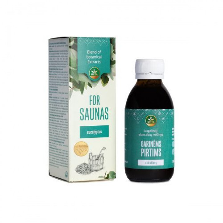 Mélange d'extraits de plantes pour saunas à l'huile essentielle d'eucalyptus, 150 ml