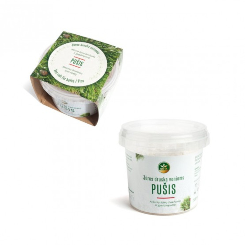 Sel de mer à l'huile essentielle de pin