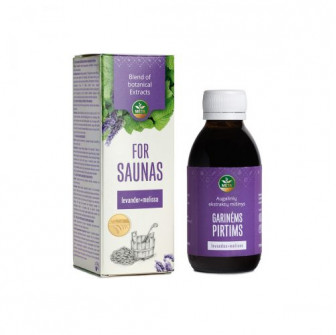 Mélange d'extraits de plantes pour saunas aux huiles essentielles de lavande et de mélisse, 150 ml