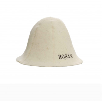 Bonnet de sauna - BOSAS, blanc