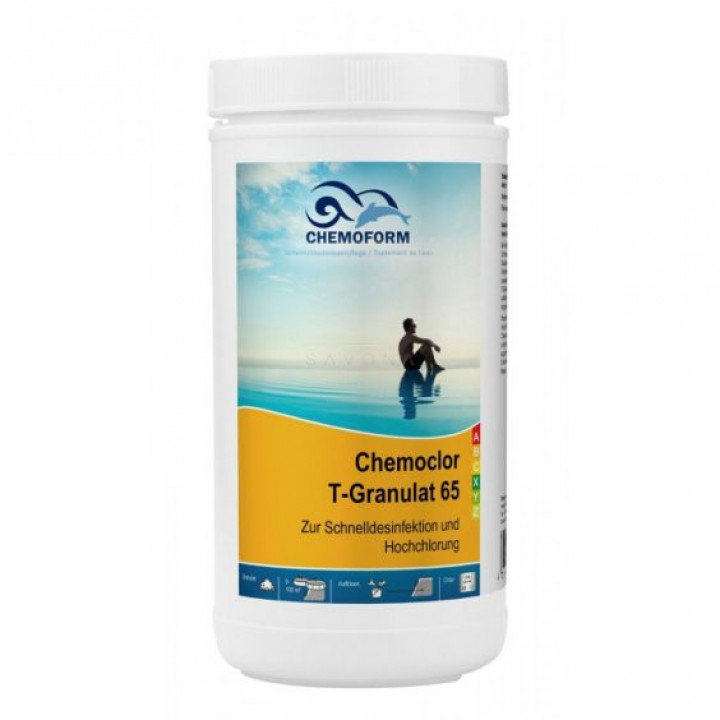 Granulés de chlore à dissolution rapide, 1 kg