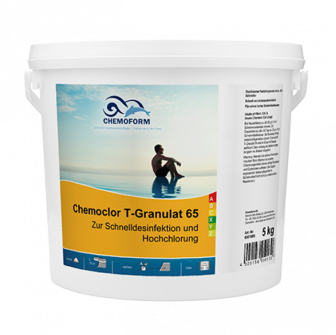 Granulés de chlore à dissolution rapide, 5 kg