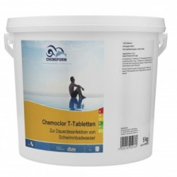 Chlore à dissolution lente CHEMOCLOR T-Comprimés 20 g, 5 kg 