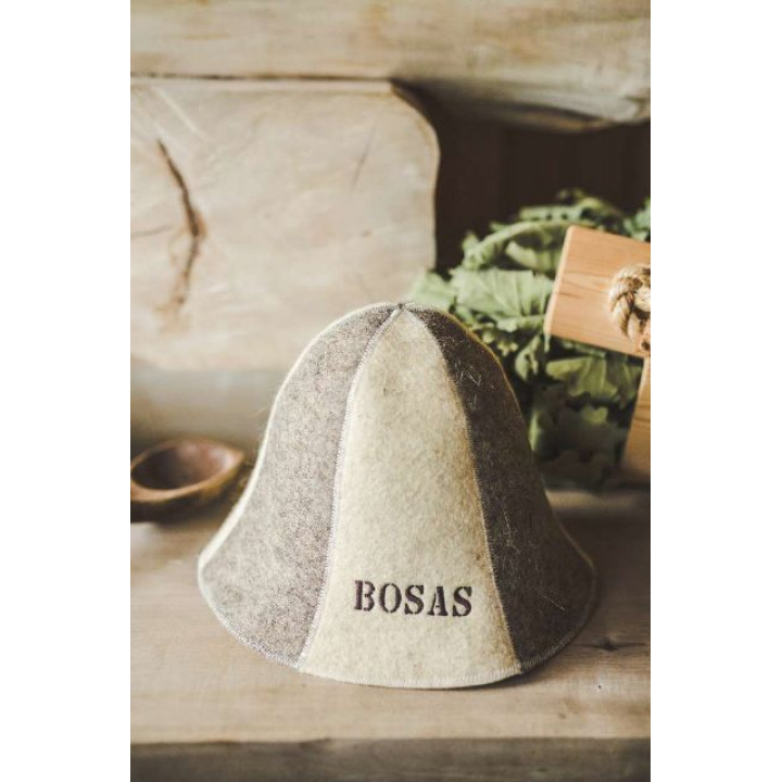 Bonnet de sauna - BOSAS, rayé