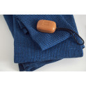 Serviette de sauna RENTO - KENNO, bleu, 90 × 180 cm - 1