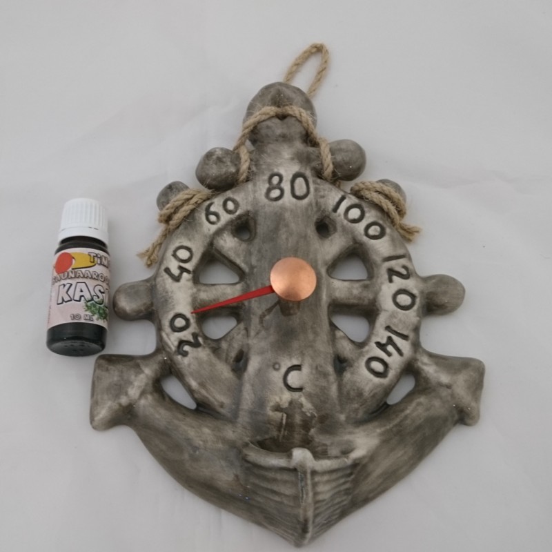 Thermomètre de sauna en céramique - ancre Thermomètre de sauna en céramique - ancre