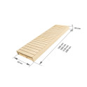 Banc de sauna, tremble / aulne, 400x1600-2400 mm - 3