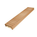 Banc de sauna, tremble / aulne, 400x1600-2400 mm - 2