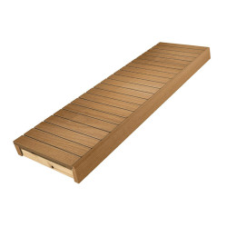 Banc de sauna, thermo tremble, 400x1600-2400 mm  Banc de sauna, thermo tremble, 400x1600-2400 mm